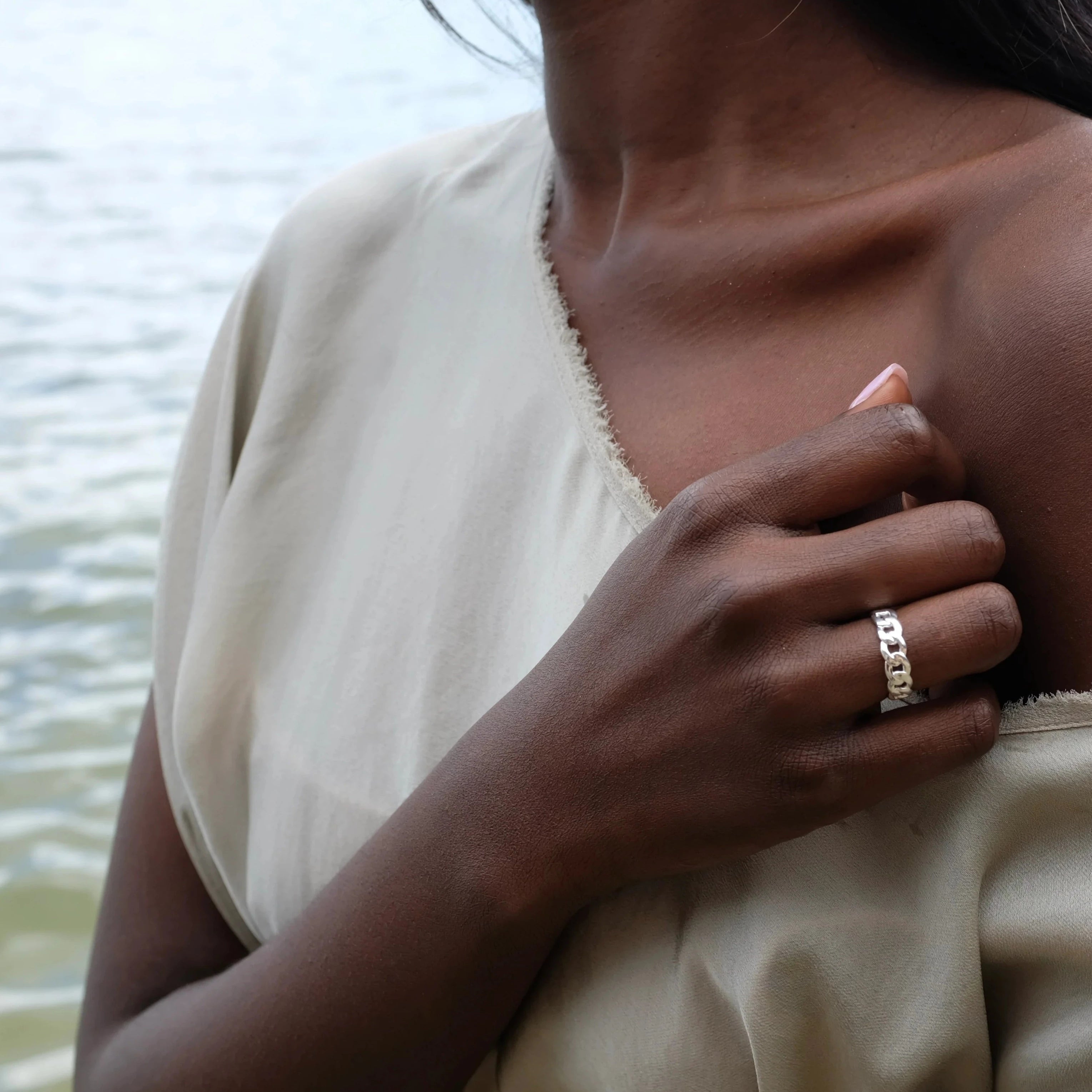 Curb Ring | Silver