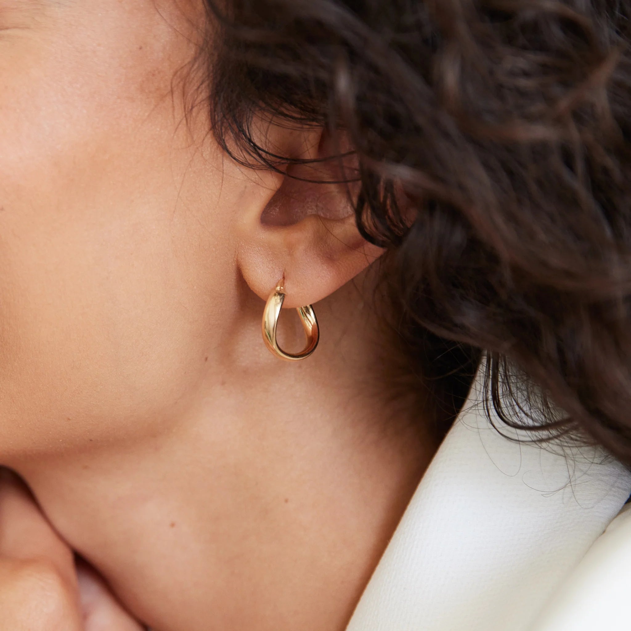 Eddy Hoop Earring | Gold
