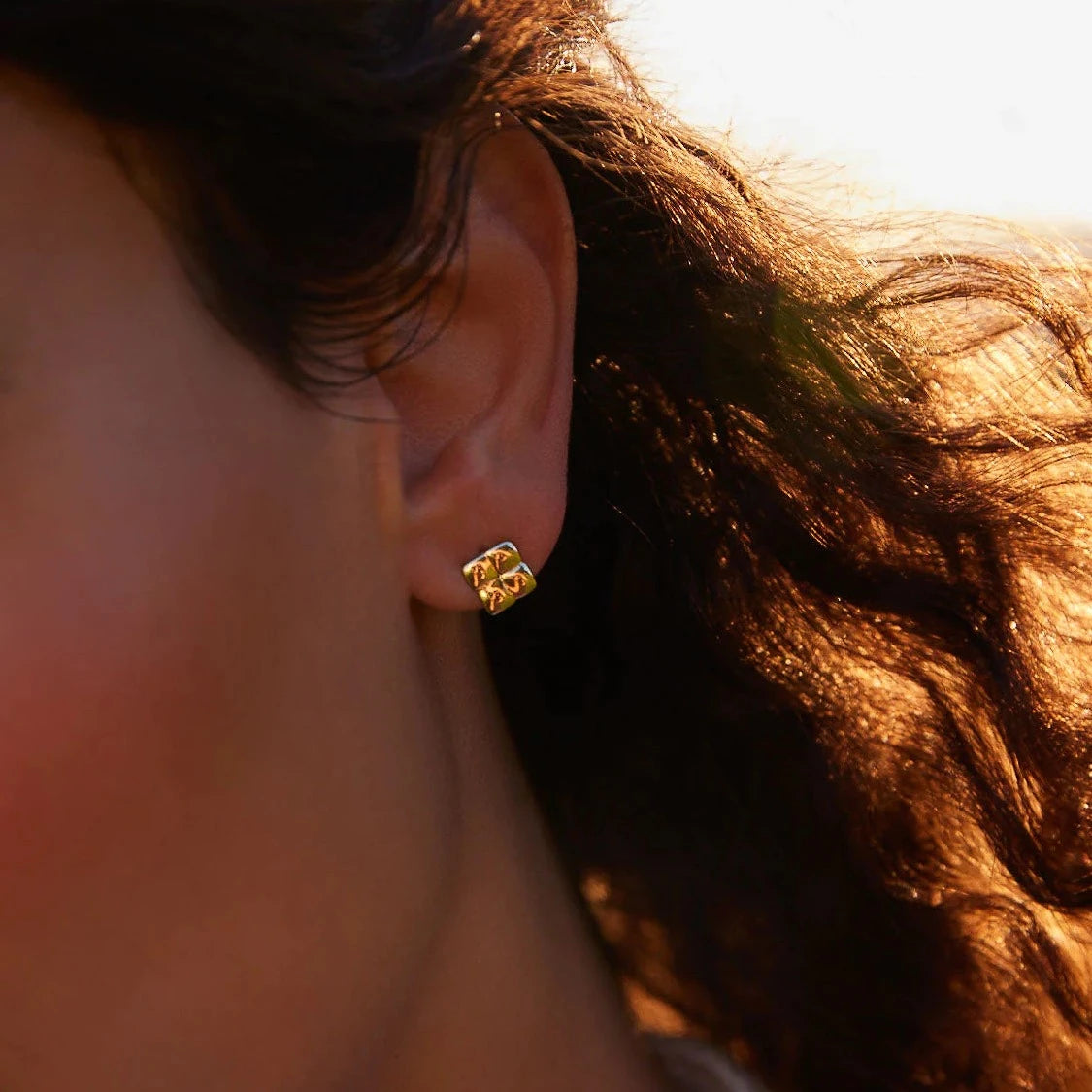Weave Studs | Gold