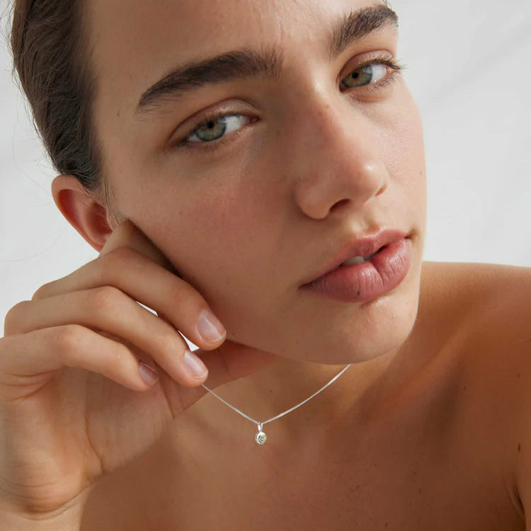 Birthstone Pendant | September - London Blue Topaz | Silver