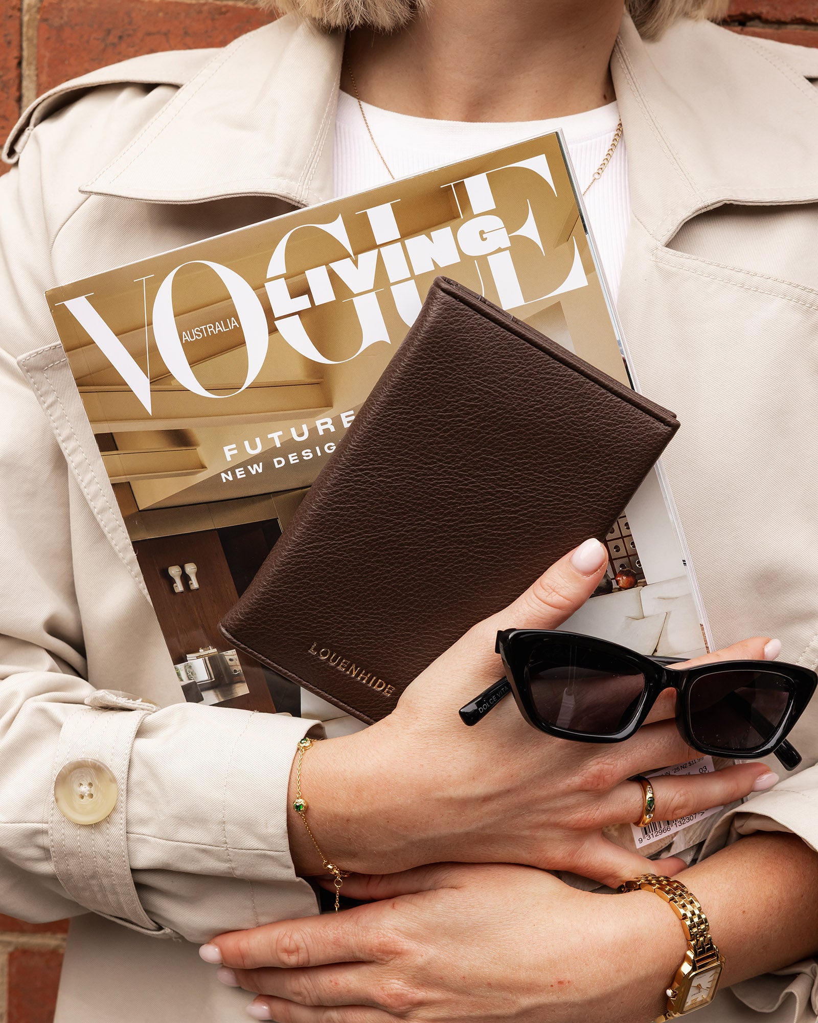 Venice Passport Holder | Chocolate