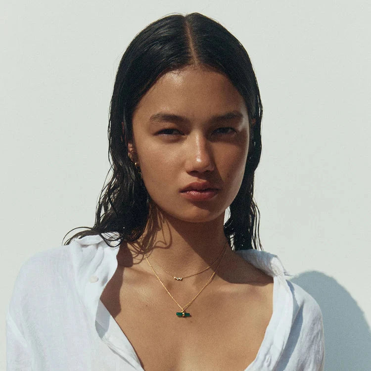 Malacite Hoops | Gold