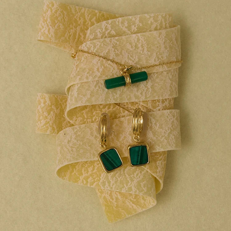 Malacite Hoops | Gold