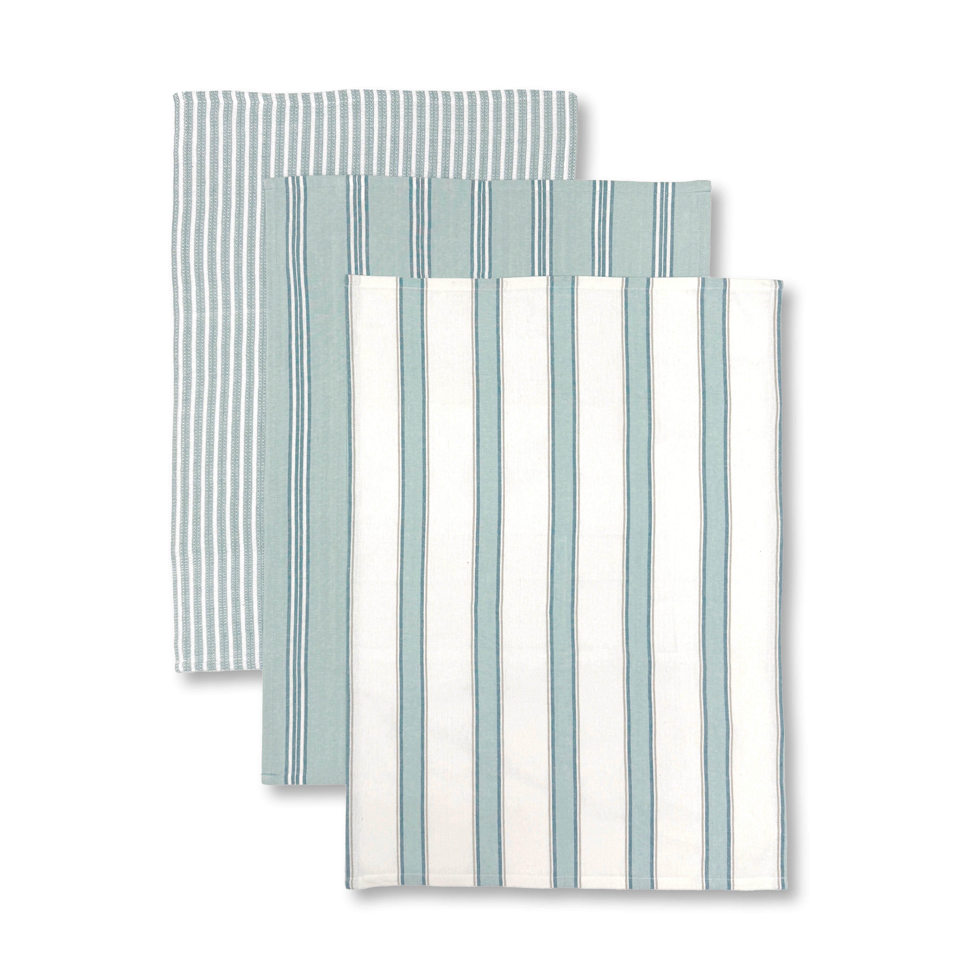Woven Blue Teatowel | Pack/3