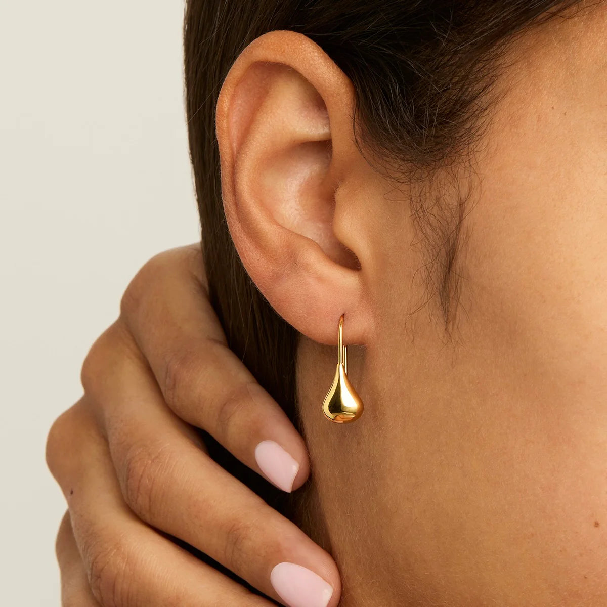 Baby Tears Earrings | Gold