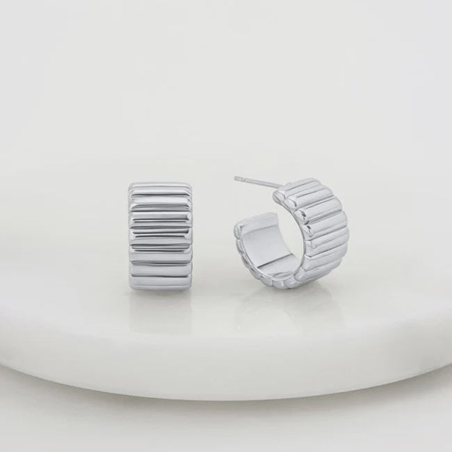 Harlow Hoop | Silver