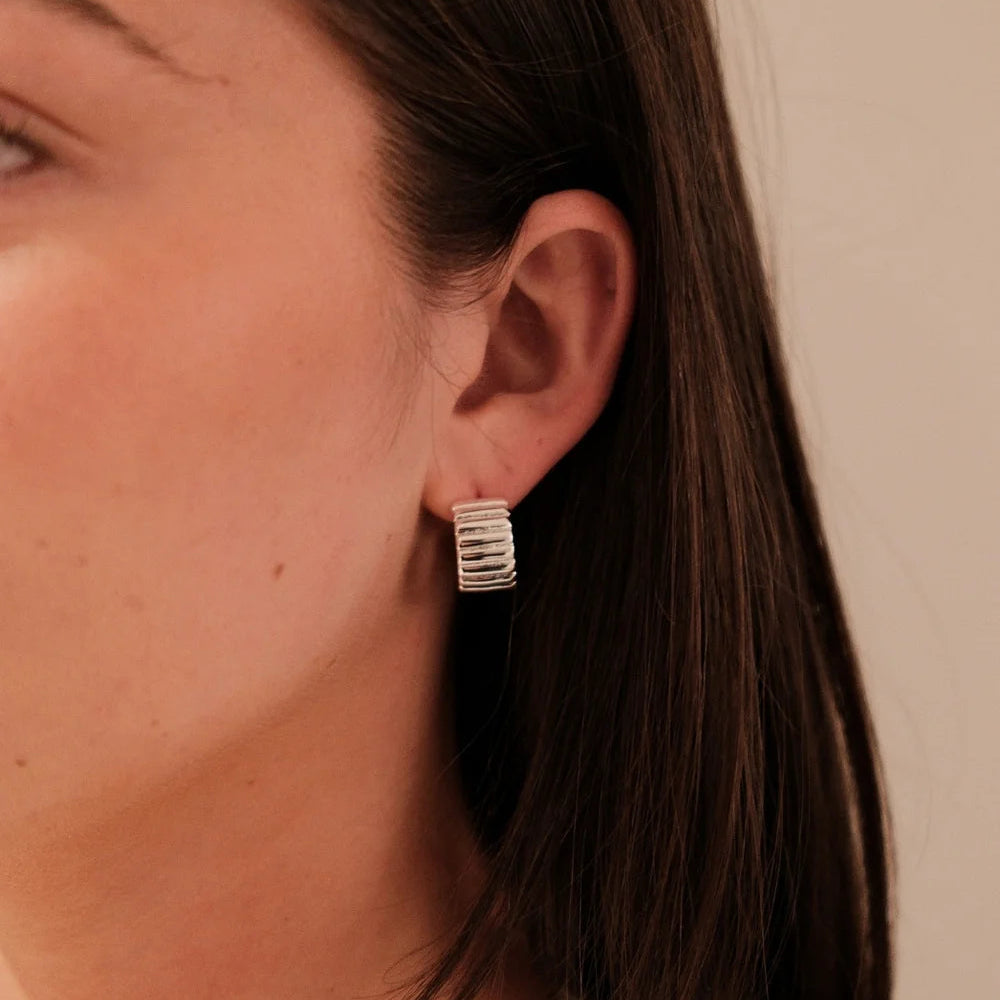 Harlow Hoop | Silver