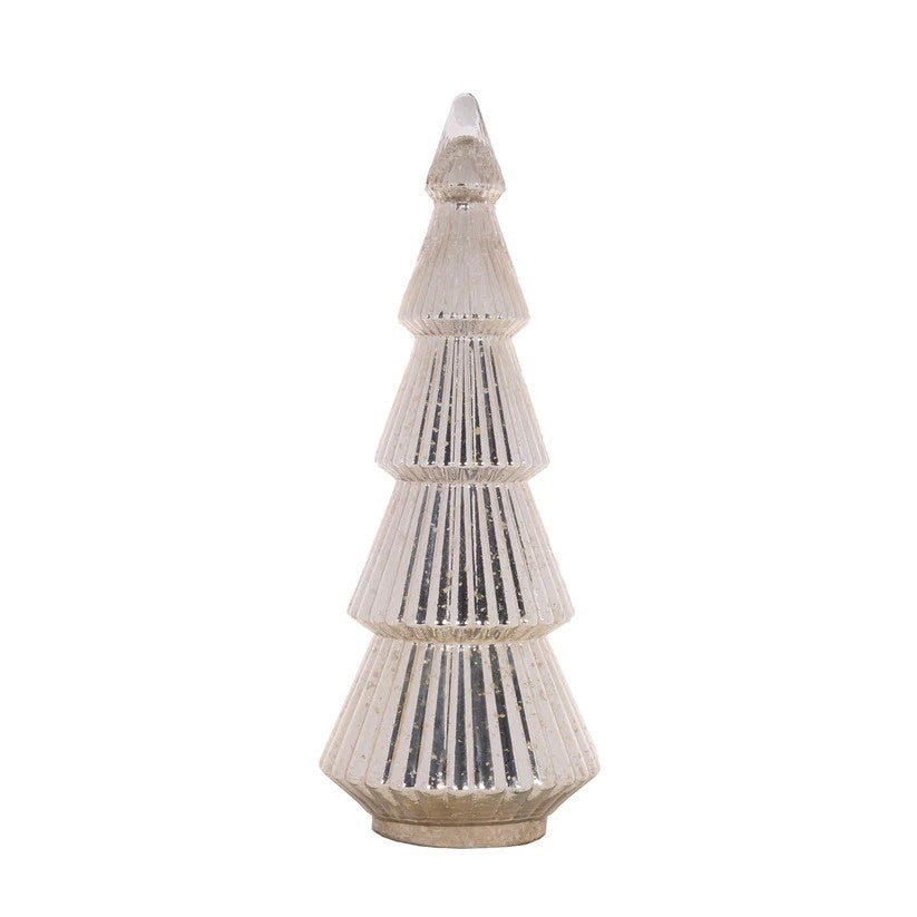Silver Layered Mercury Tree | Large