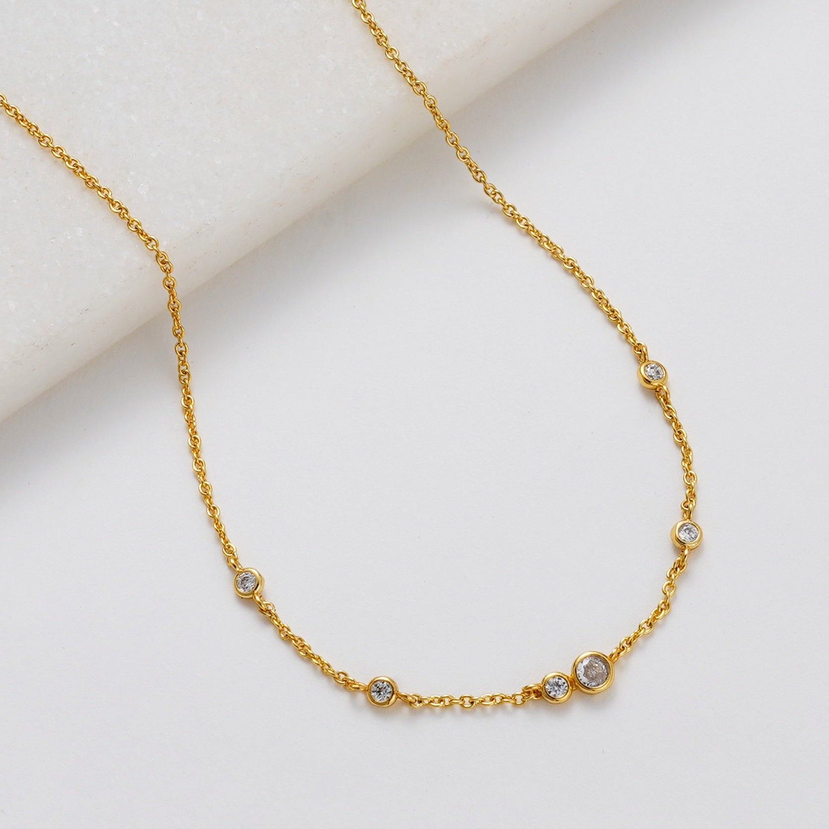 Amy Mini Necklace | Gold