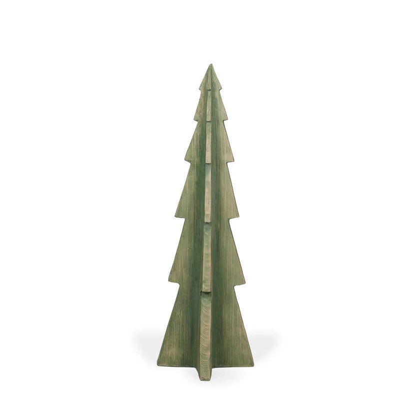 Green Woodgrain Tree | Small
