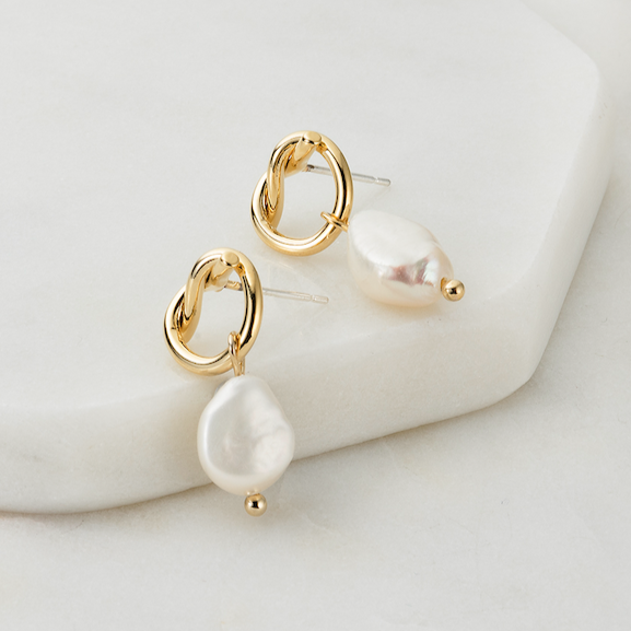 Alice Earrings | Gold