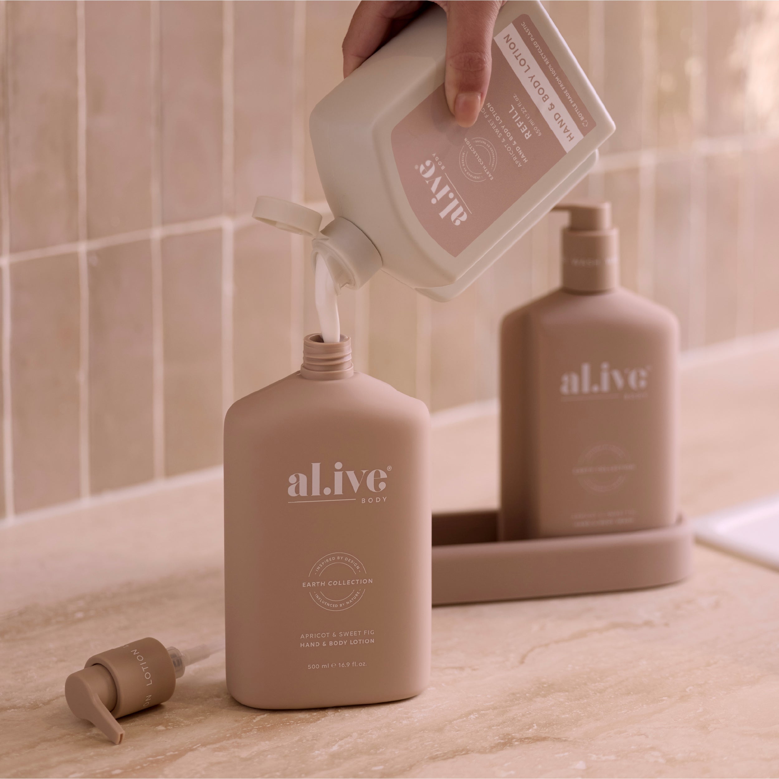 Apricot & Sweet Fig 650ml Lotion Refill