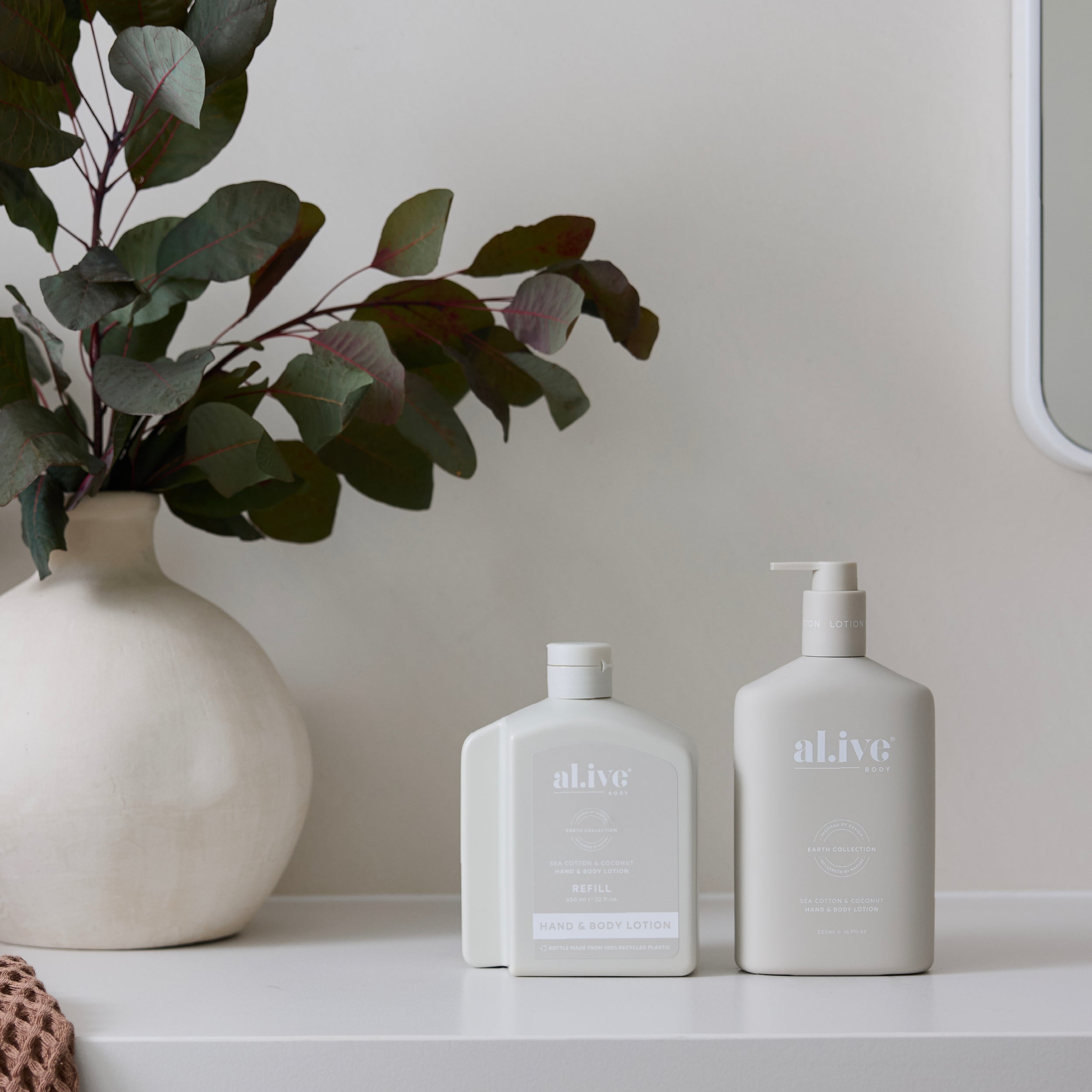 Sea Cotton & Coconut 650ml Lotion Refill
