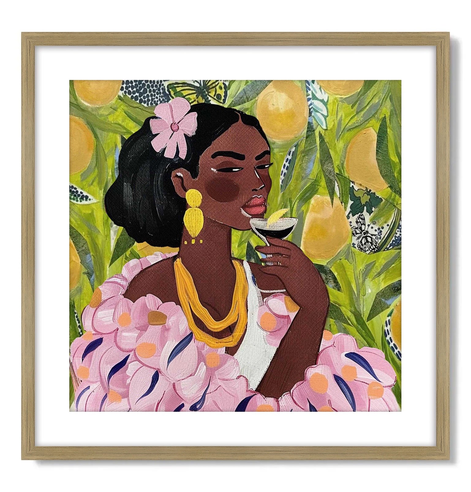 Alvita Glass Framed Print B