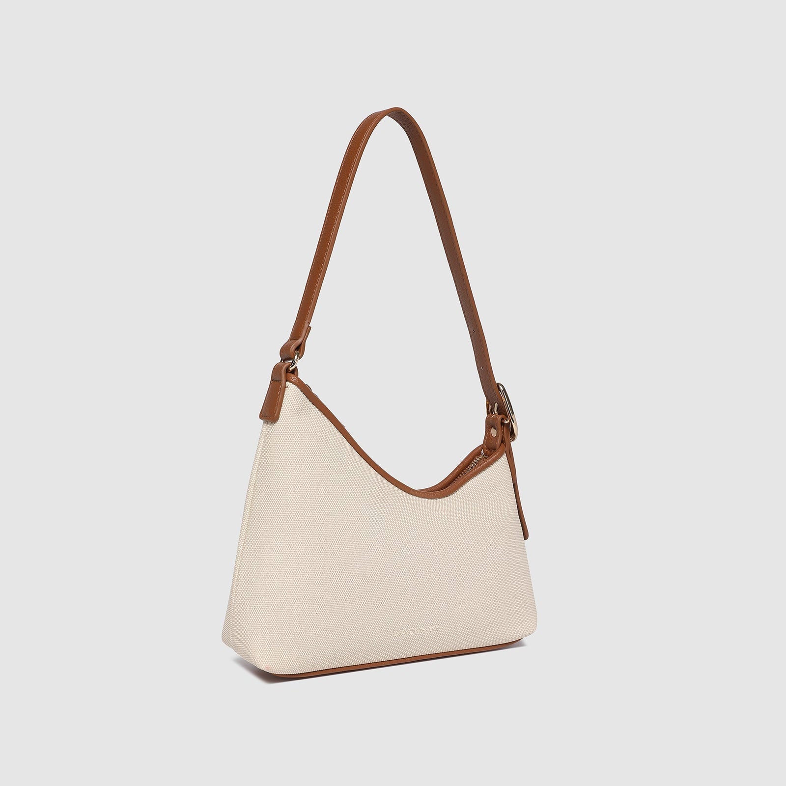 Amelia Shoulder Bag | Canvas/Tan