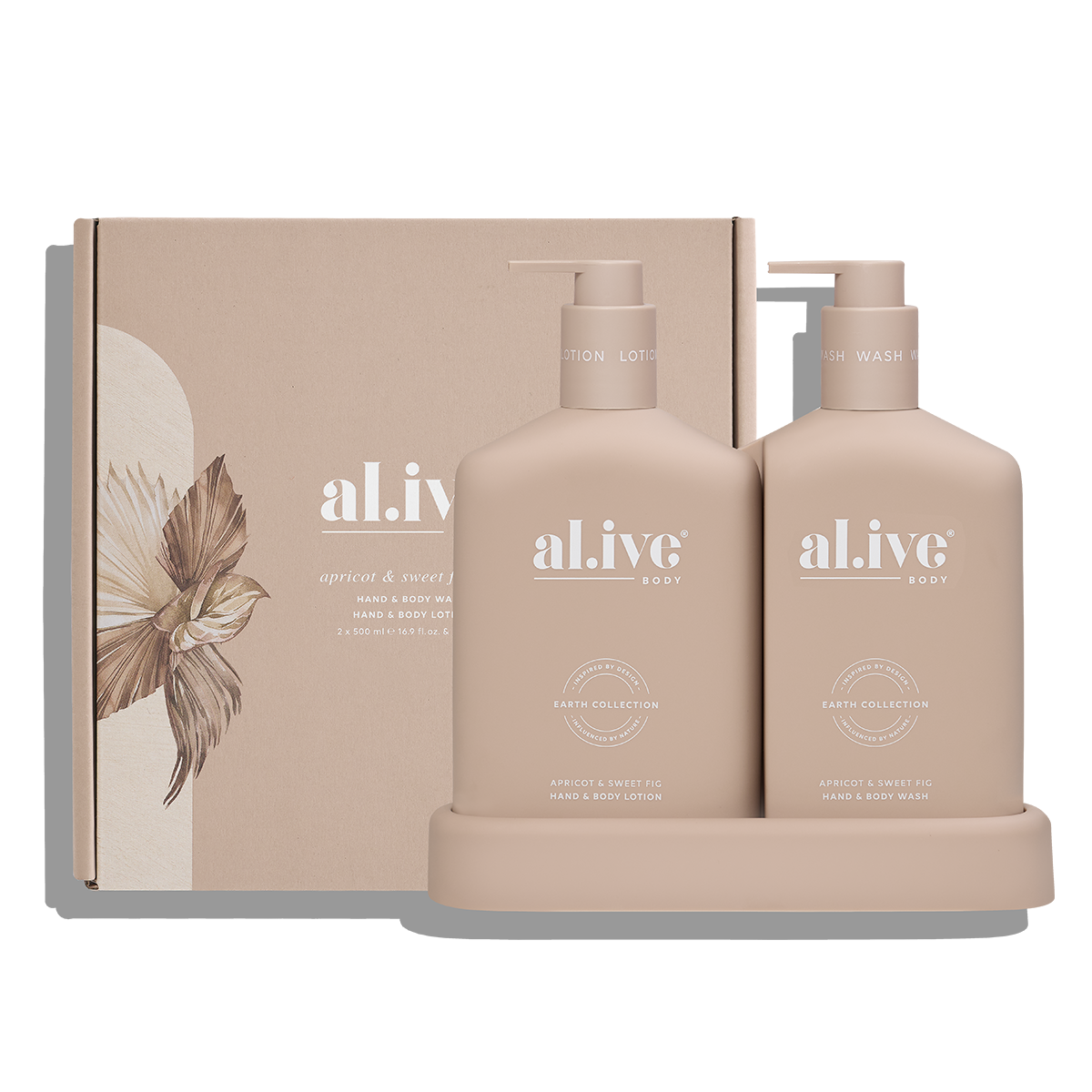 Apricot & Sweet Fig Wash & Lotion Duo + Tray
