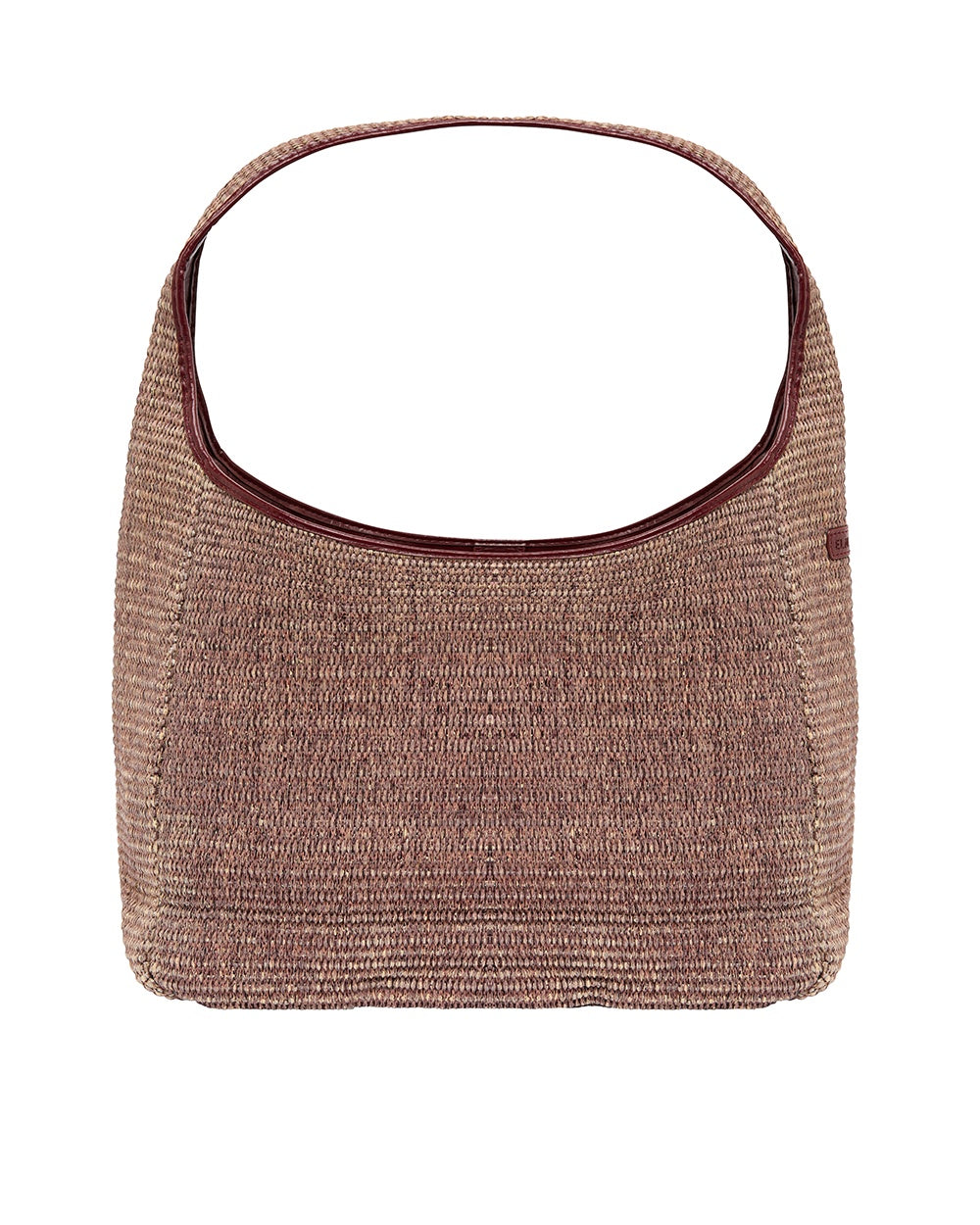 Arcadia Weave Tote Bag | Burgundy/Coco