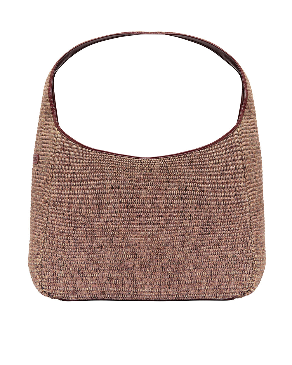 Arcadia Weave Tote Bag | Burgundy/Coco