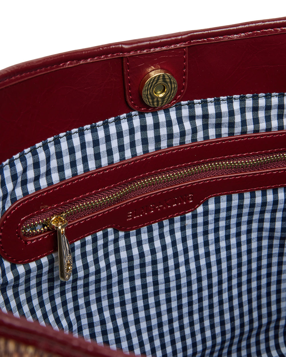 Arcadia Weave Tote Bag | Burgundy/Coco