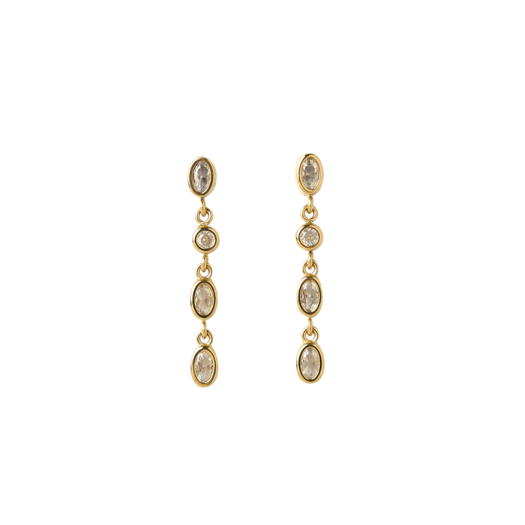 Isadora Stone Earrings | Gold