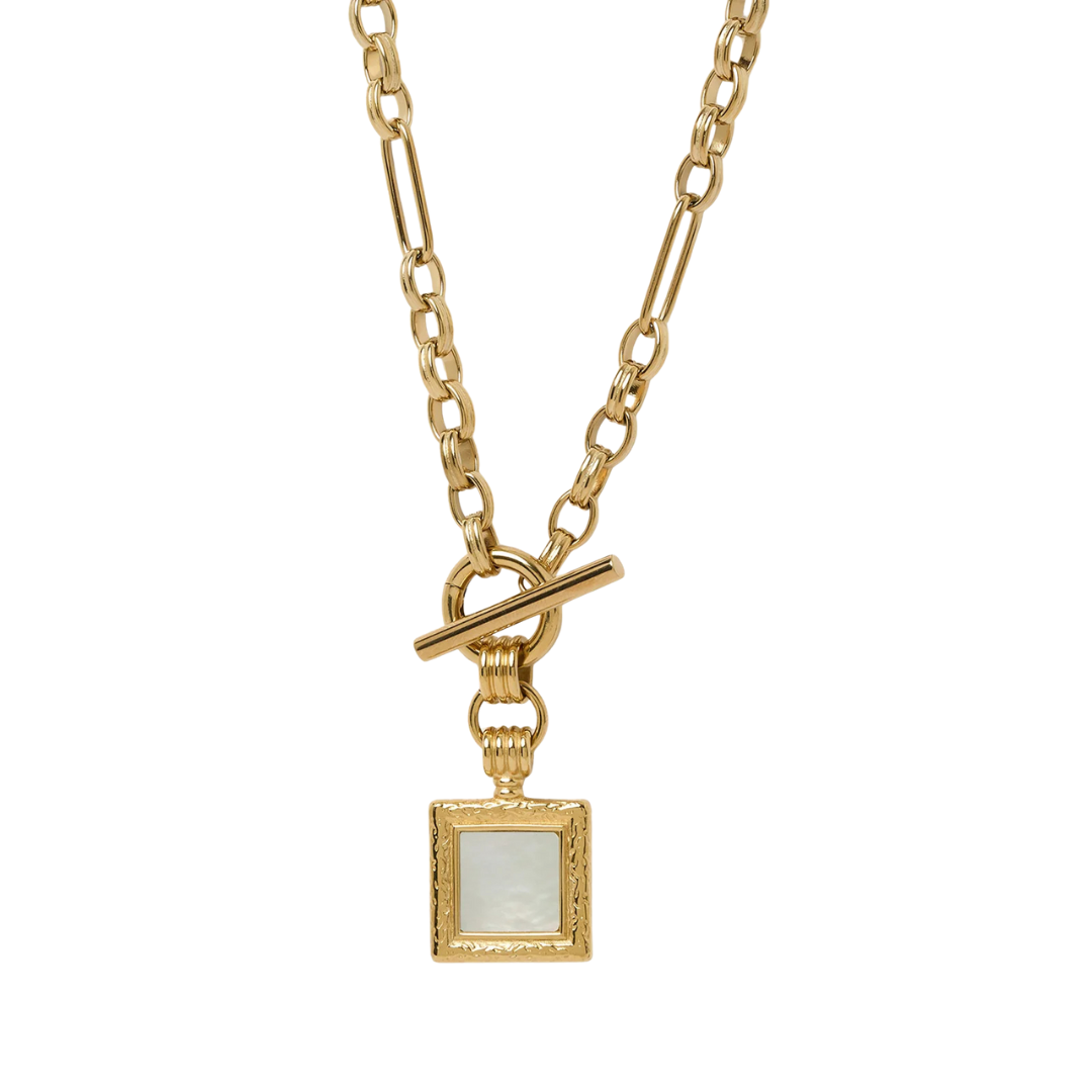 Madeline Mother Of Pearl Necklace | Gold