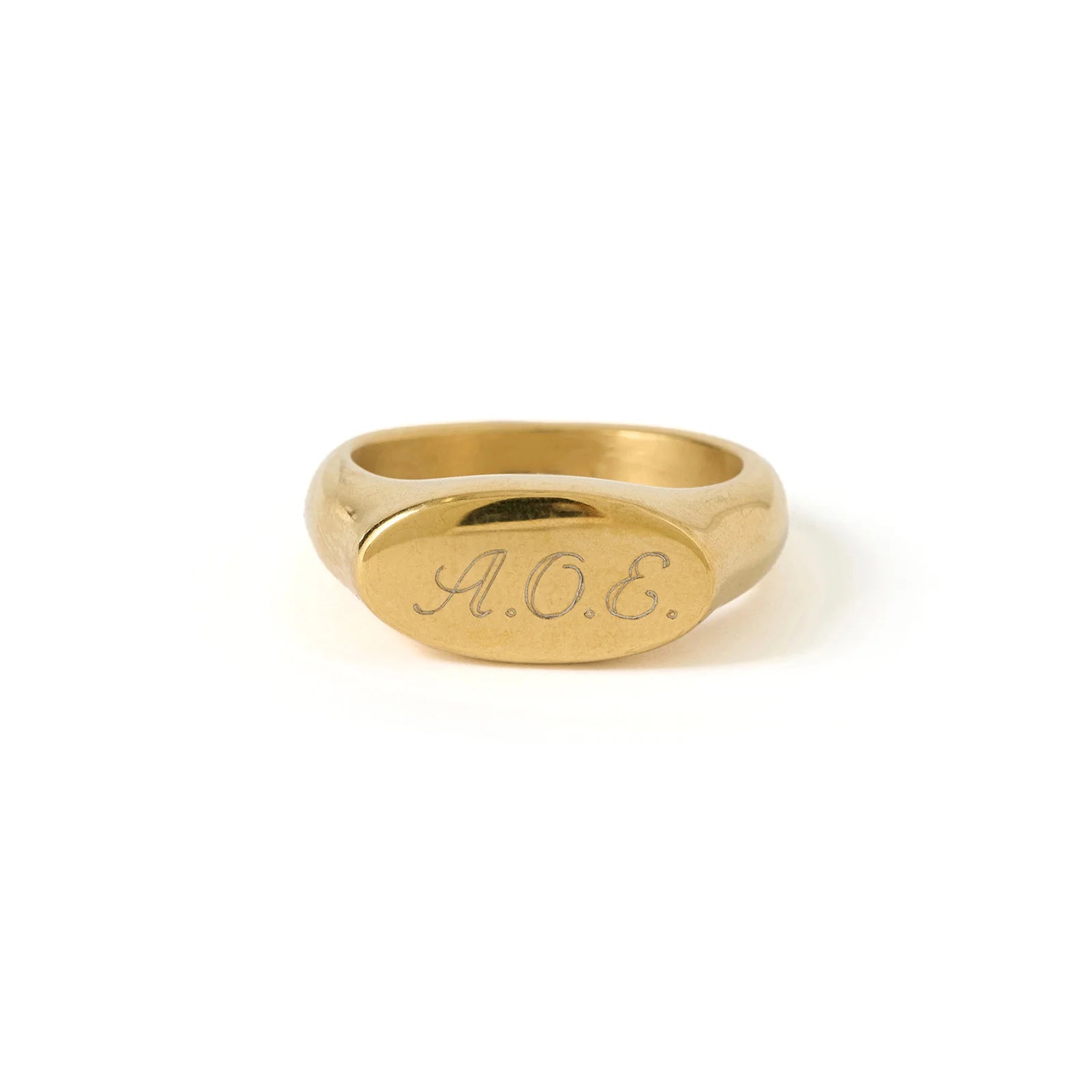 Aster Signet Ring | Gold