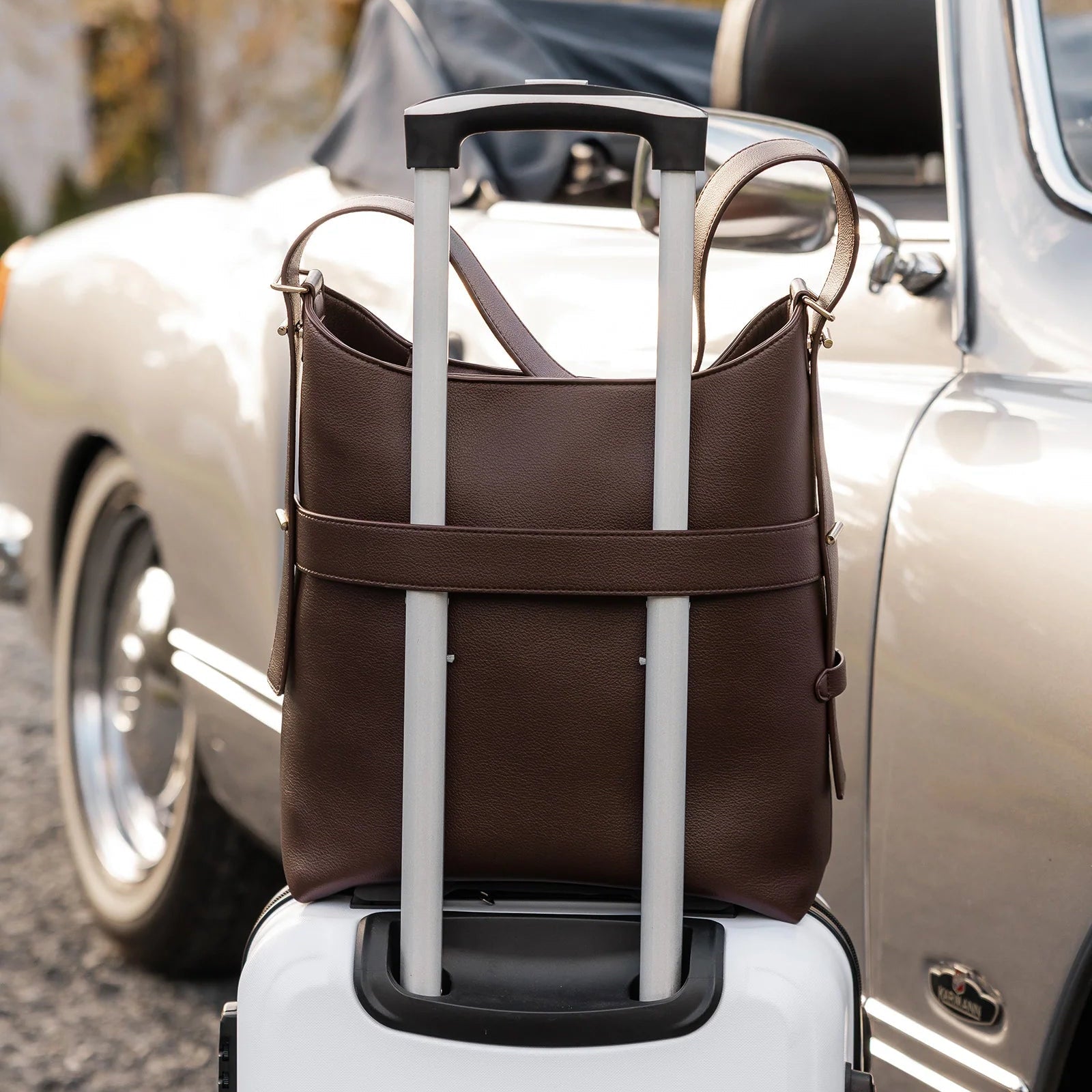 Audrey Bucket Bag | Chocolate