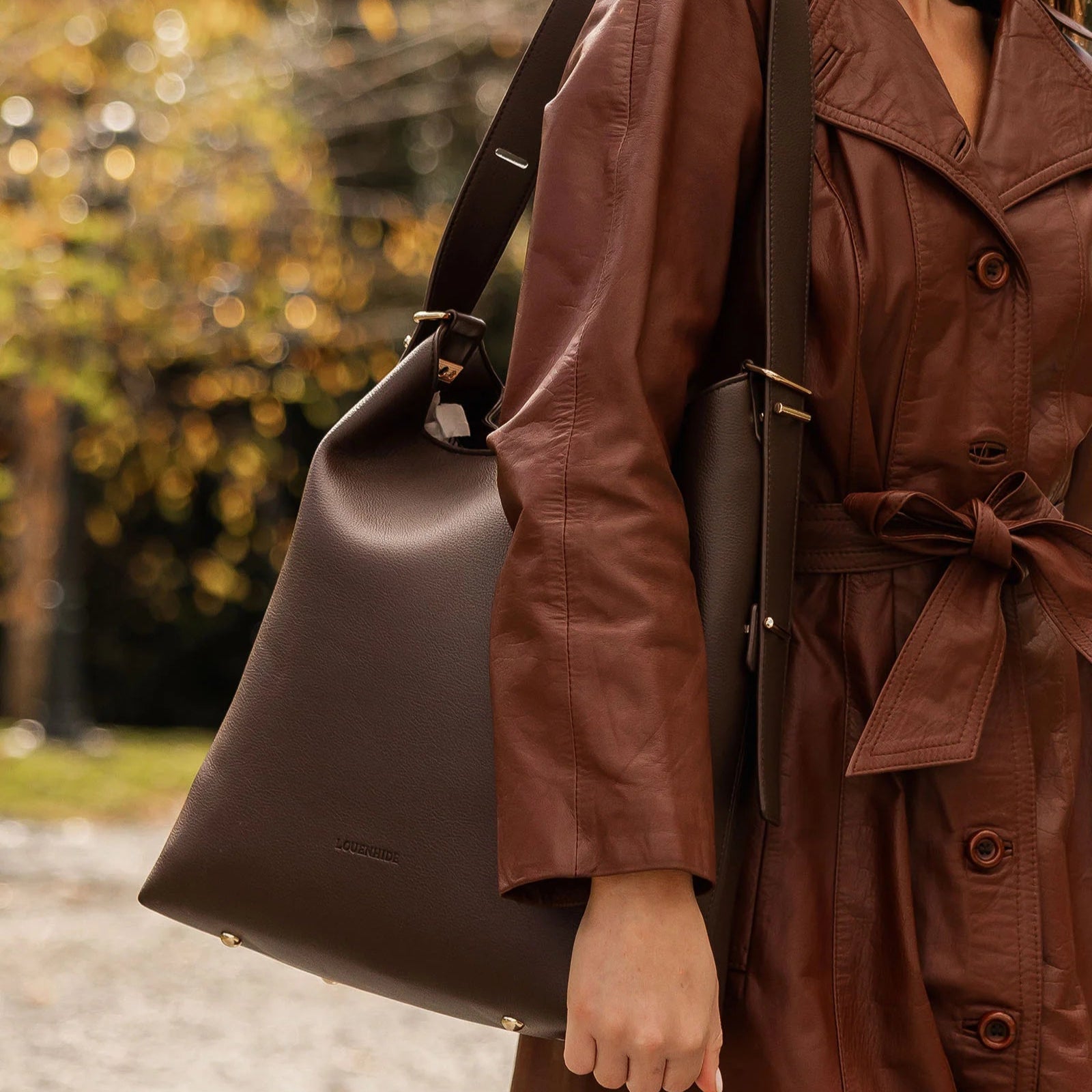 Audrey Bucket Bag | Chocolate