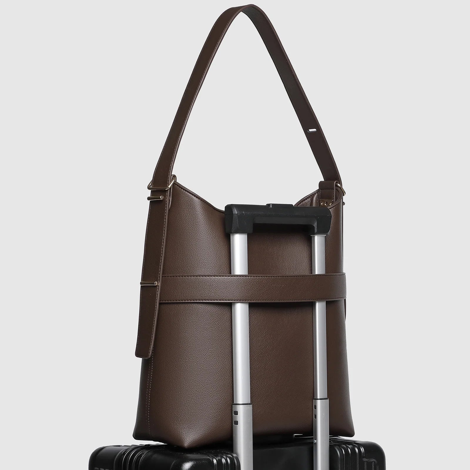 Audrey Bucket Bag | Chocolate