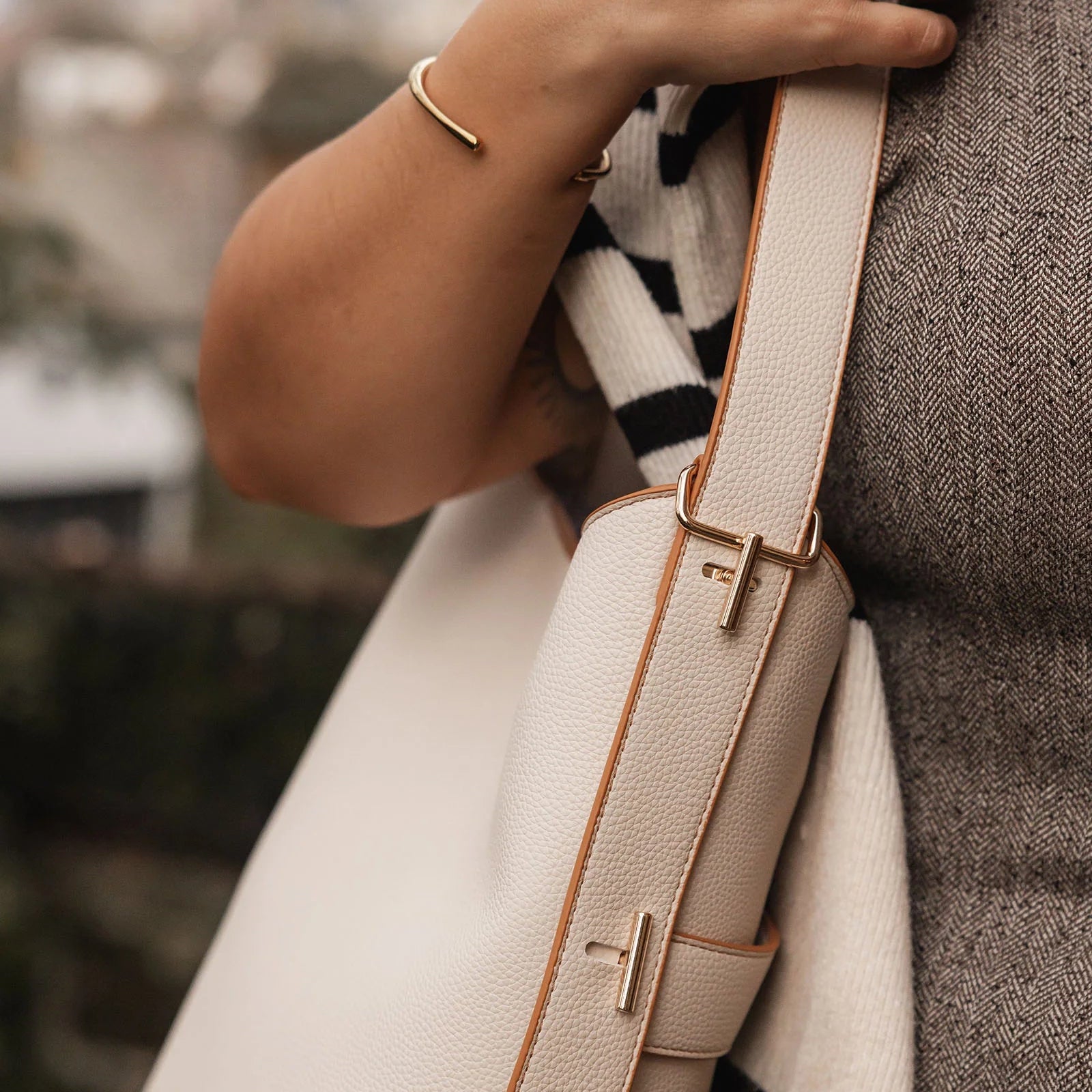 Audrey Bucket Bag | Vanilla