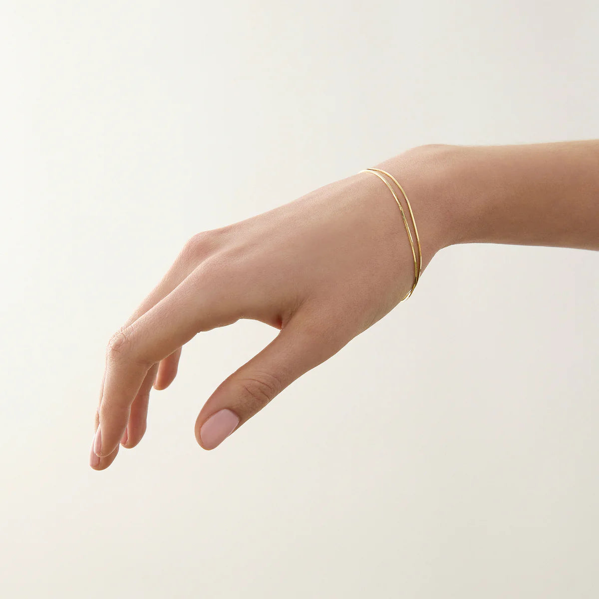 Mirage Double Chain Bracelet | Gold
