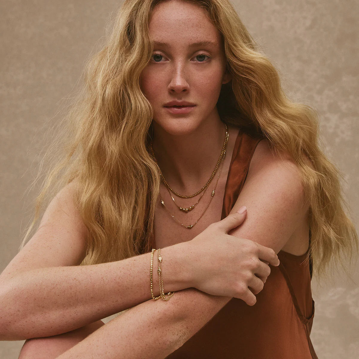 Volare Layered Bracelet | Gold