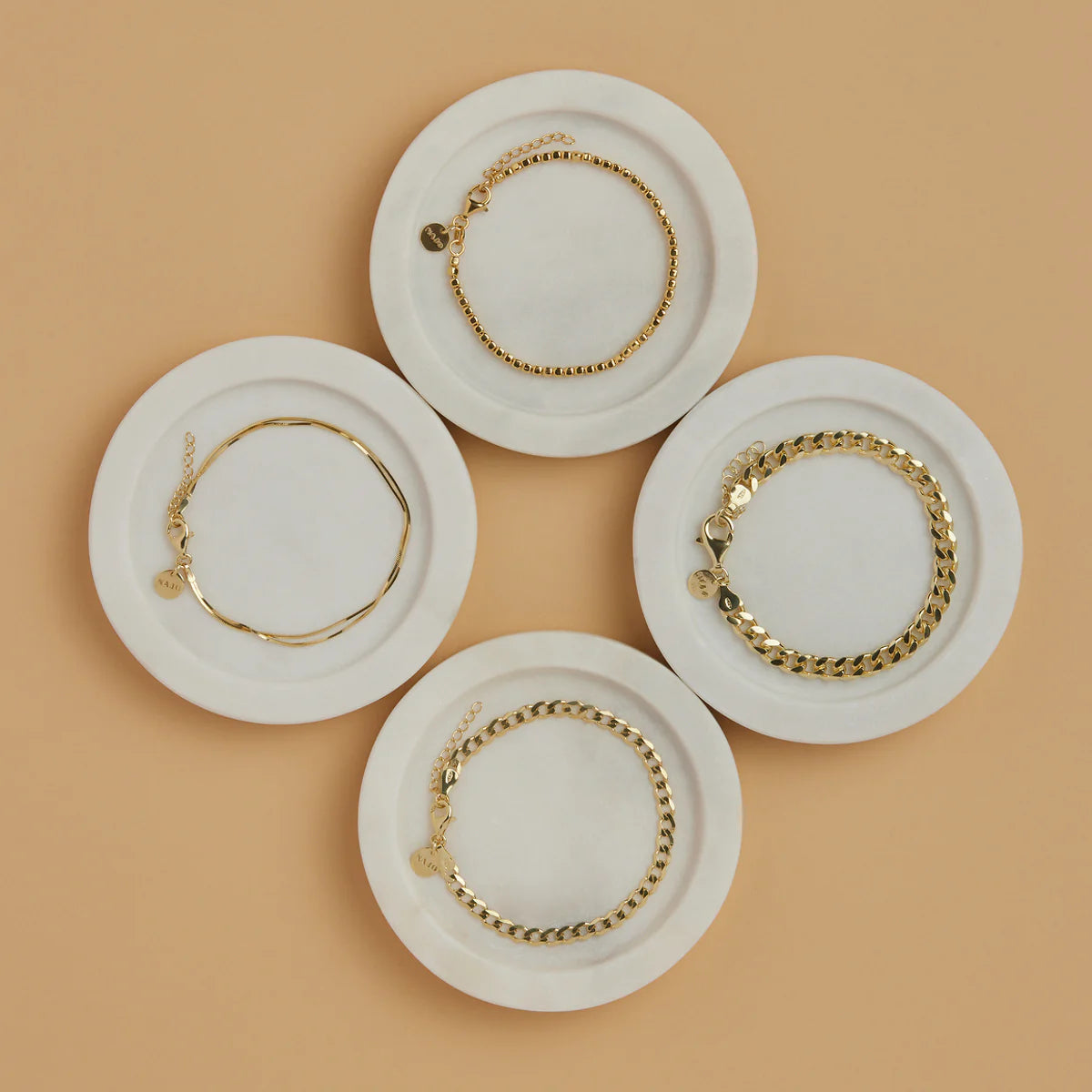 Mirage Double Chain Bracelet | Gold