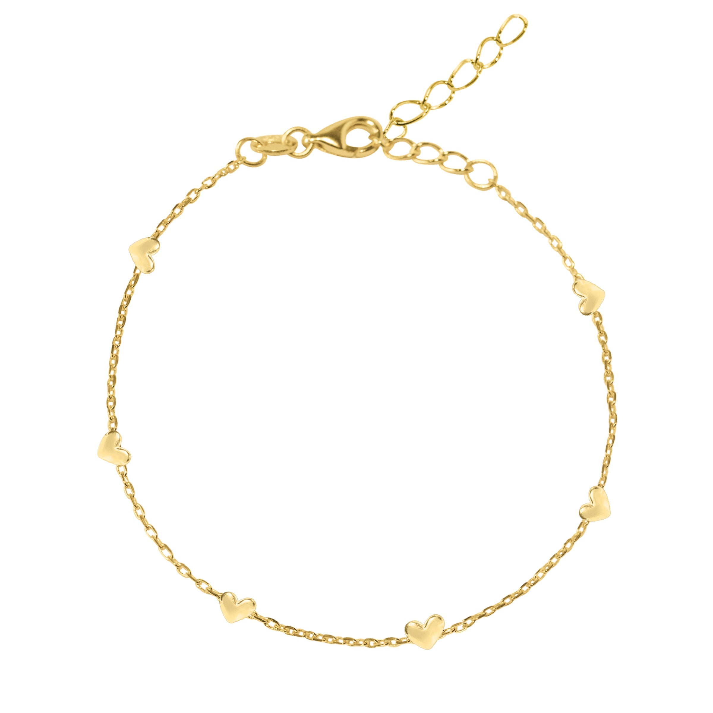 Heart Bracelet | Gold