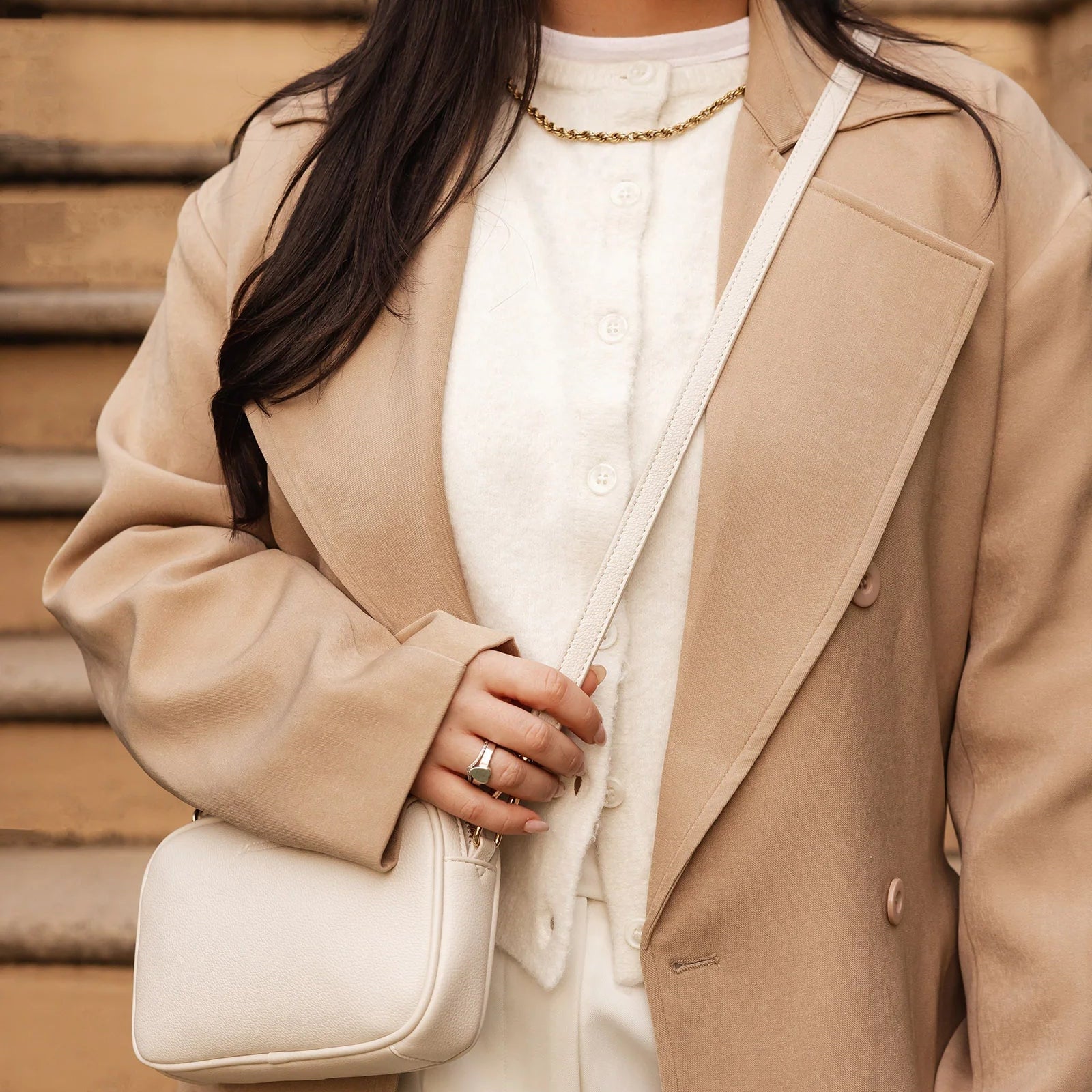 Bianca Crossbody Bag | Vanilla