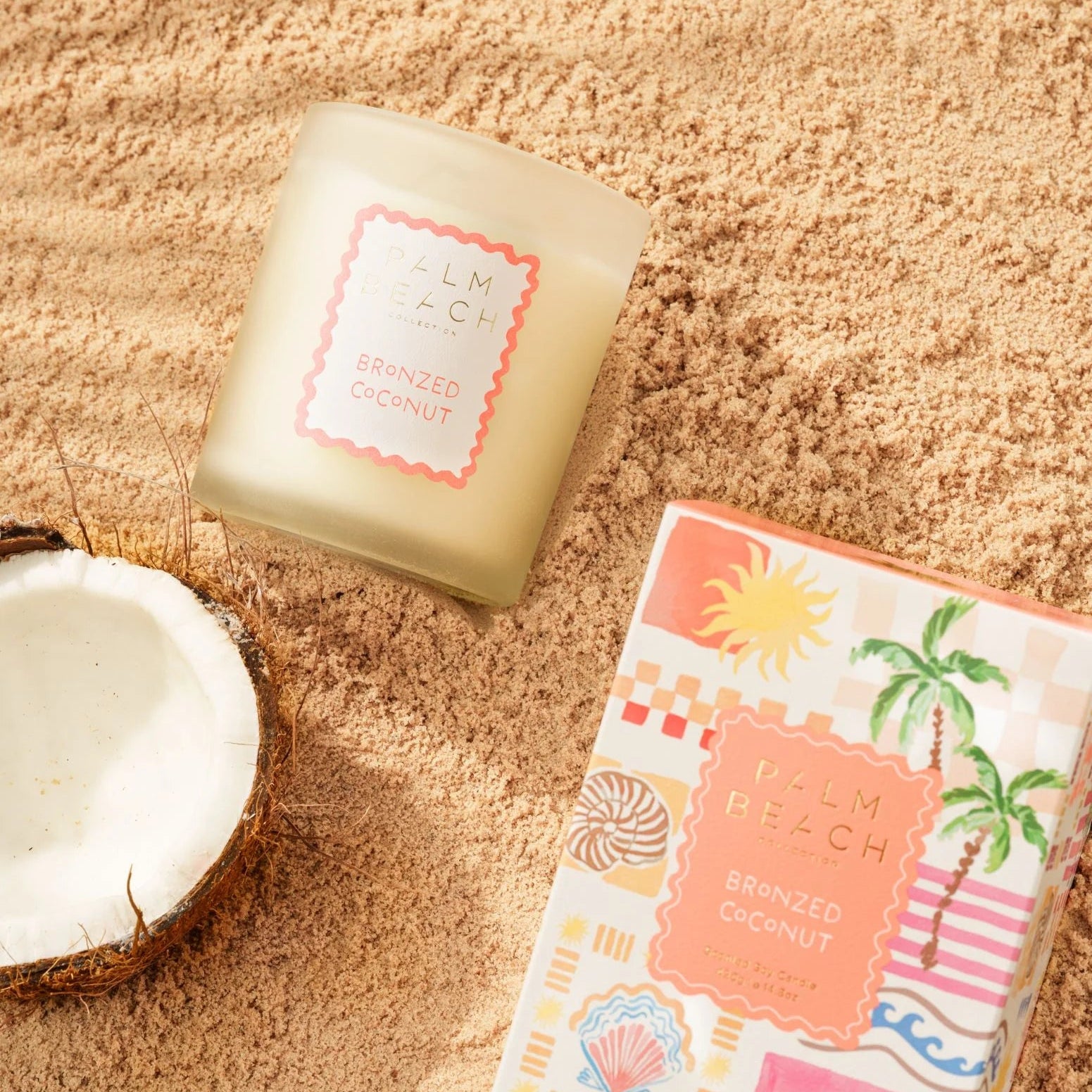 Bronzed Coconut Candle 420g