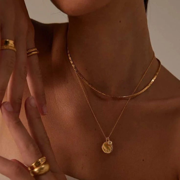 Solstice Necklace | Gold