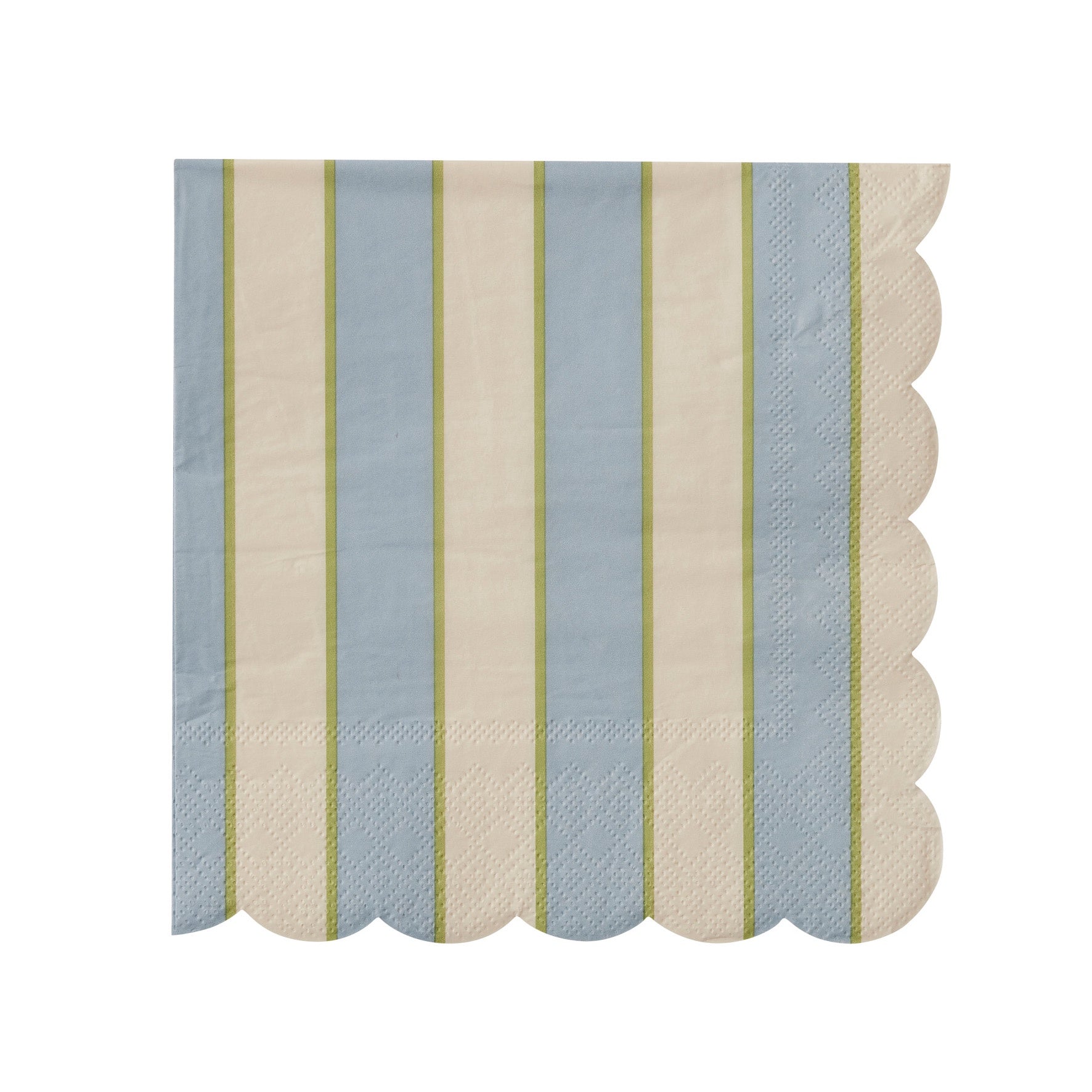 Carnival Blue/Ivory Napkin | 20 Pack