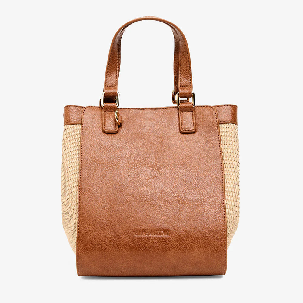Carnegie Tote | Tan /Natural Weave