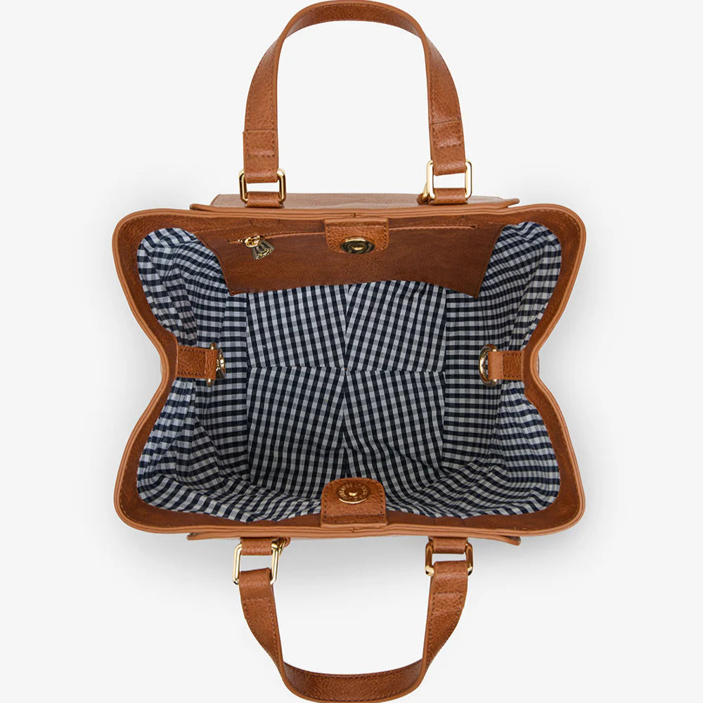 Carnegie Tote | Tan /Natural Weave