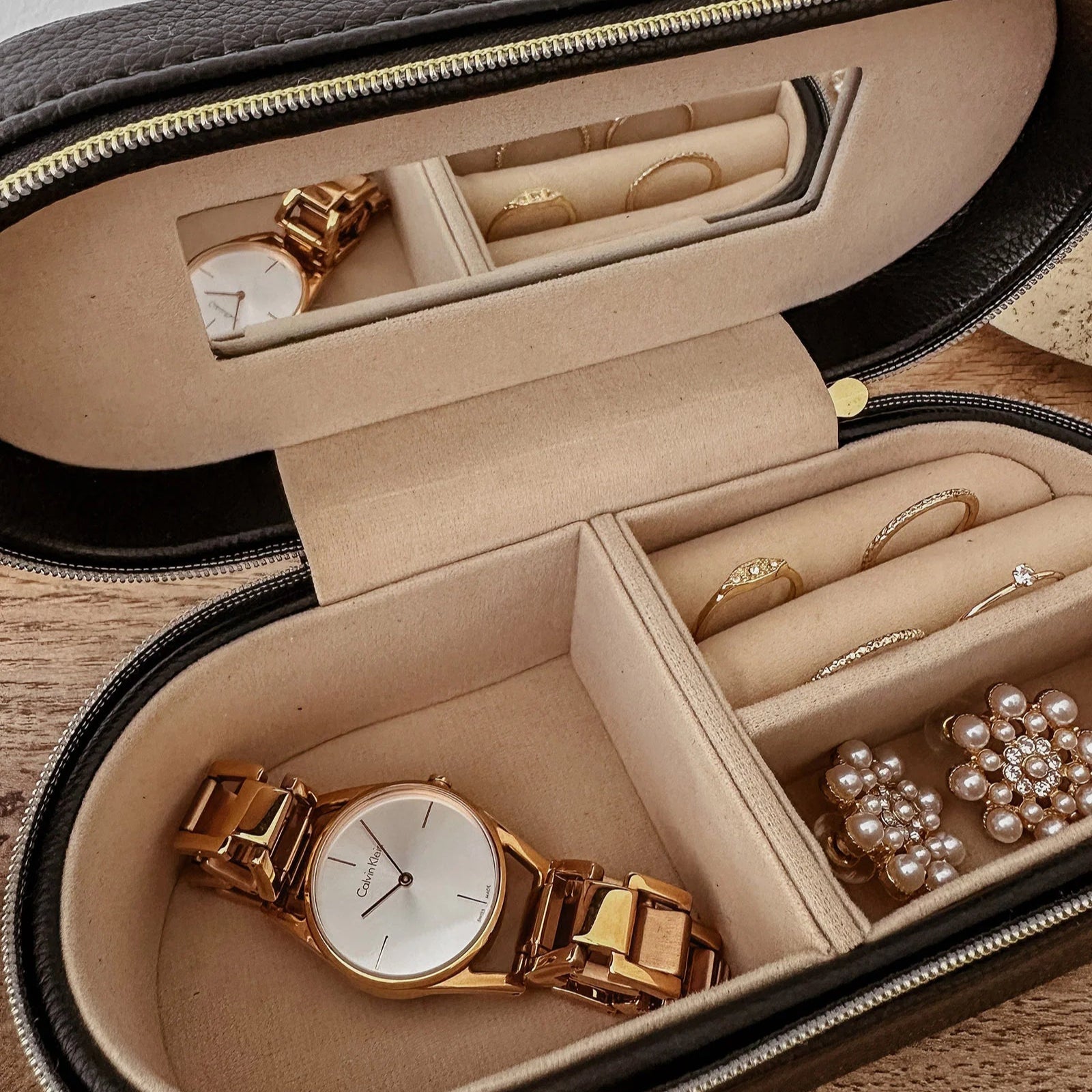 Charlee Jewellery Box | Black