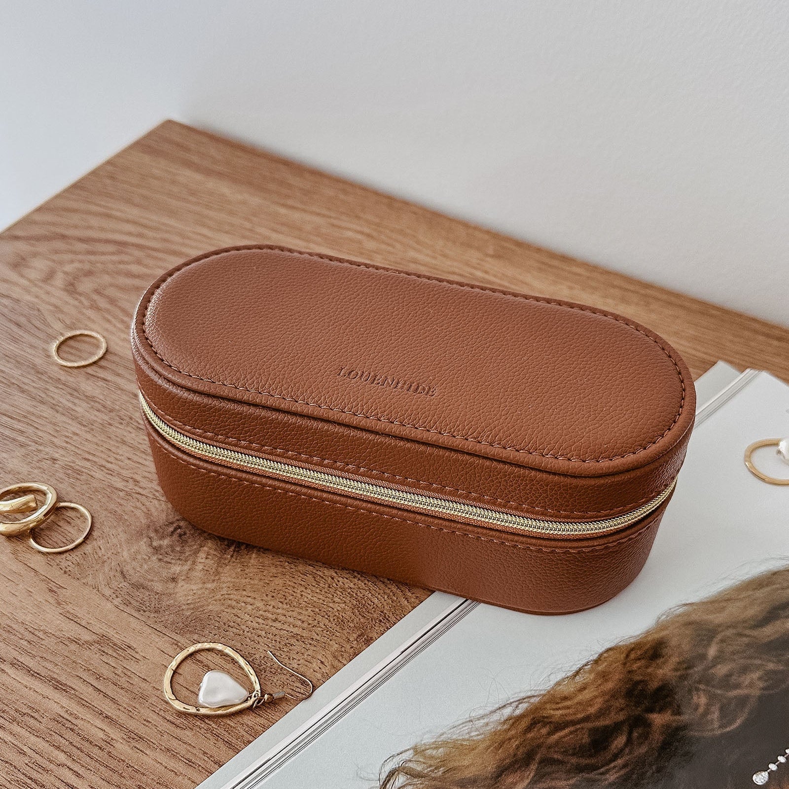 Charlee Jewellery Box | Tan