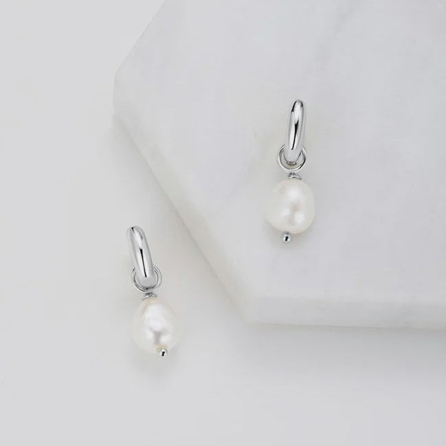 Charlie Mini Hoop | Silver