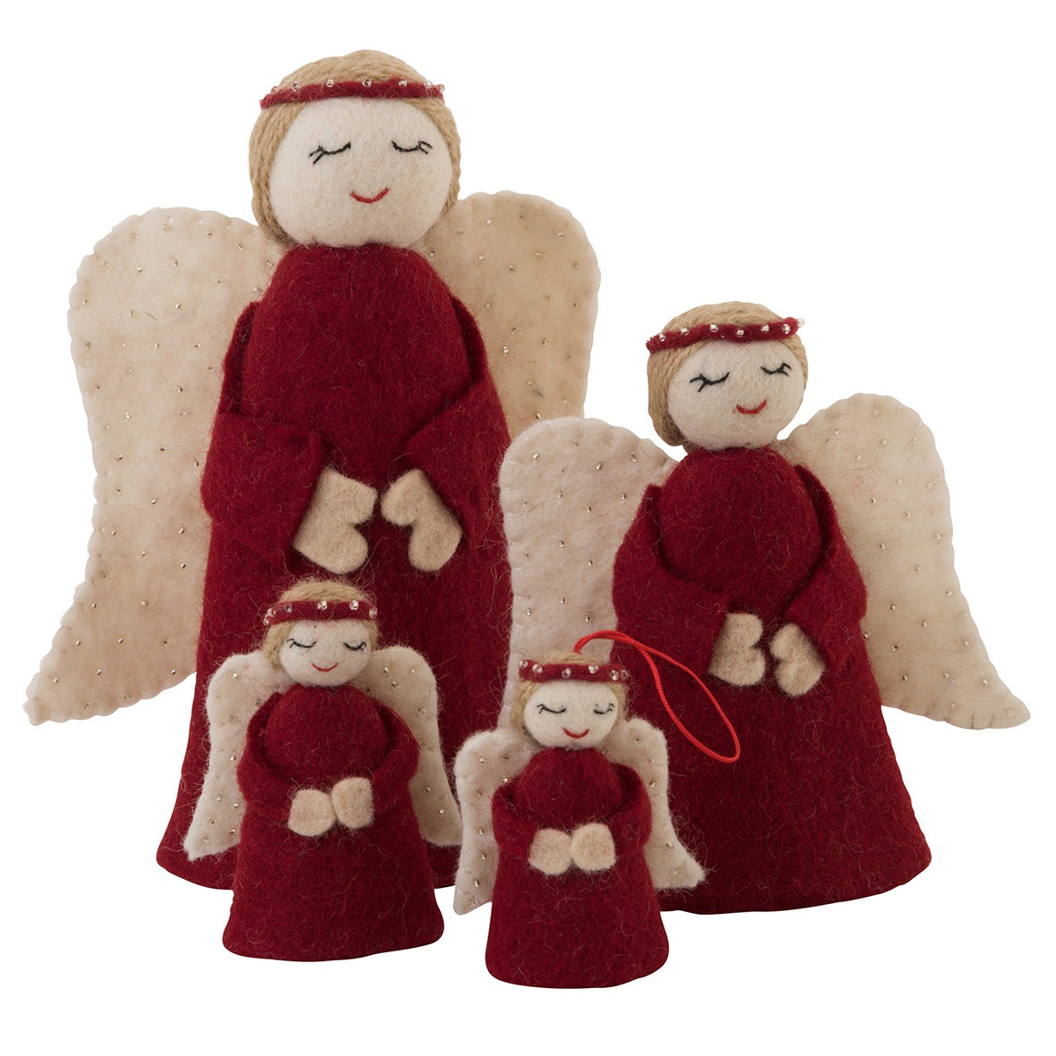 Christmas Angel Family | Red