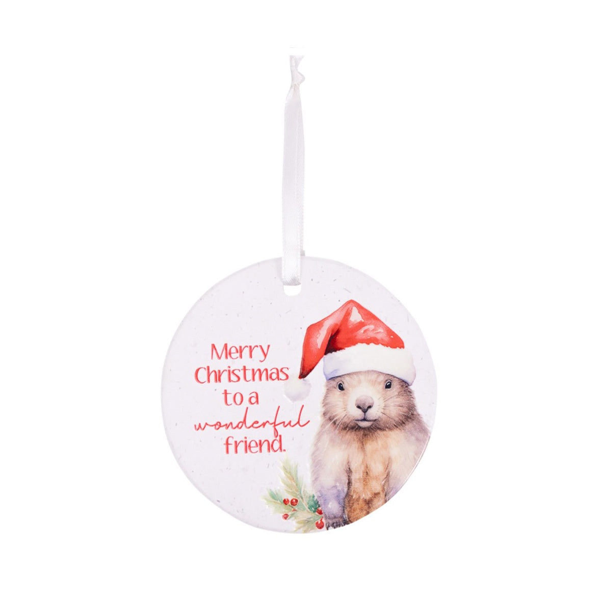 Christmas Wombat Keepsake