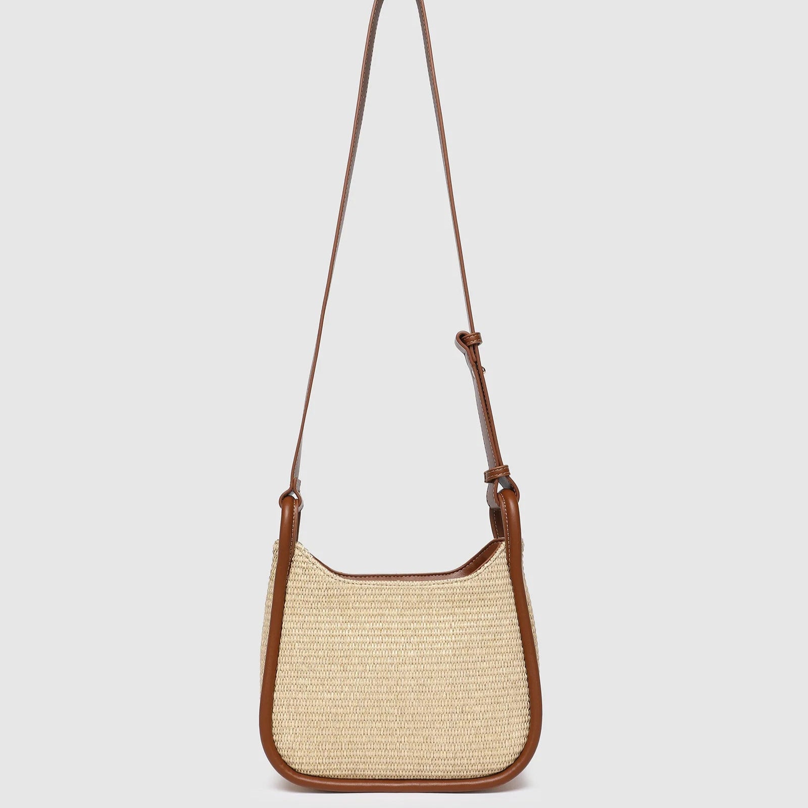 Clare Shoulder Bag | Raffia Tan