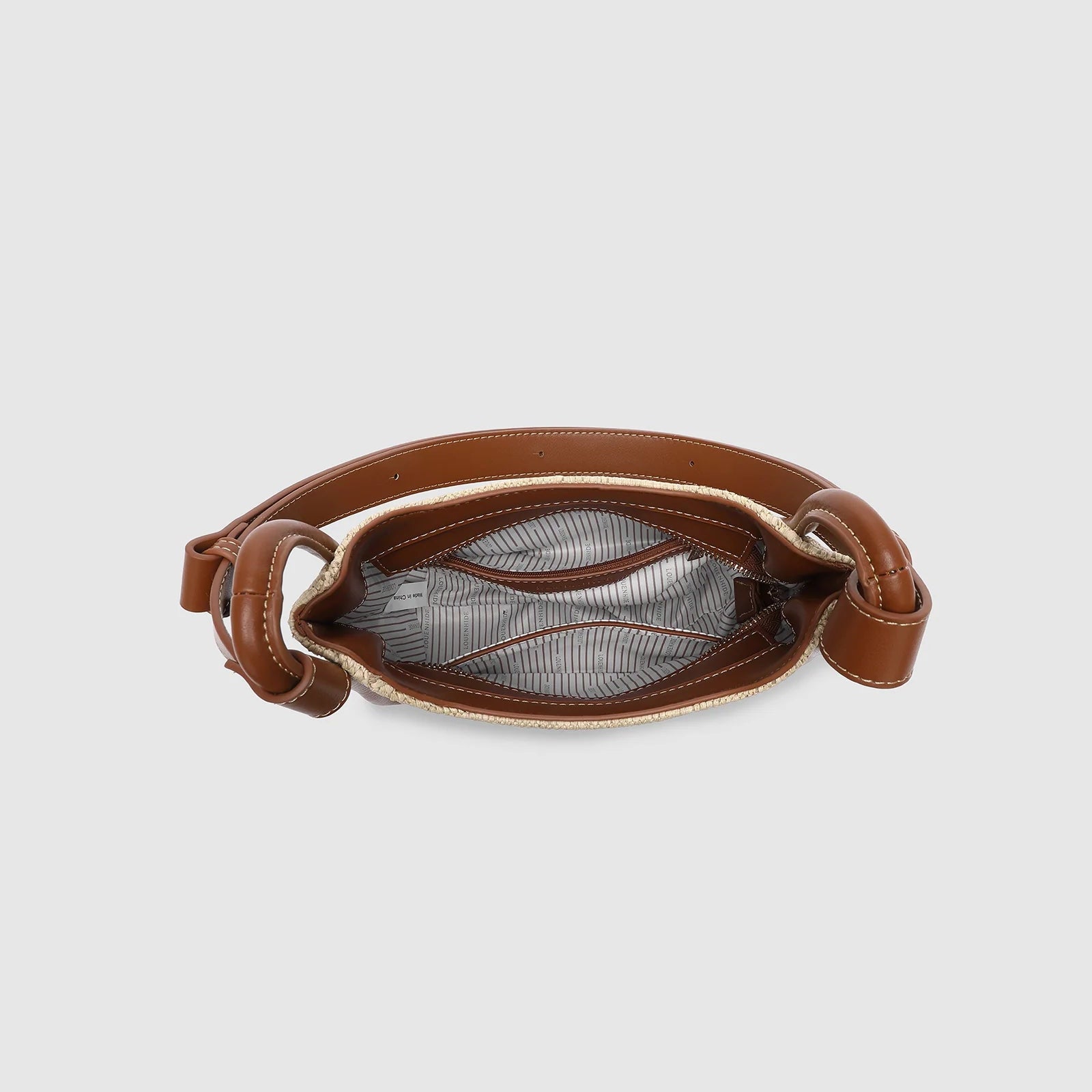 Clare Shoulder Bag | Raffia Tan