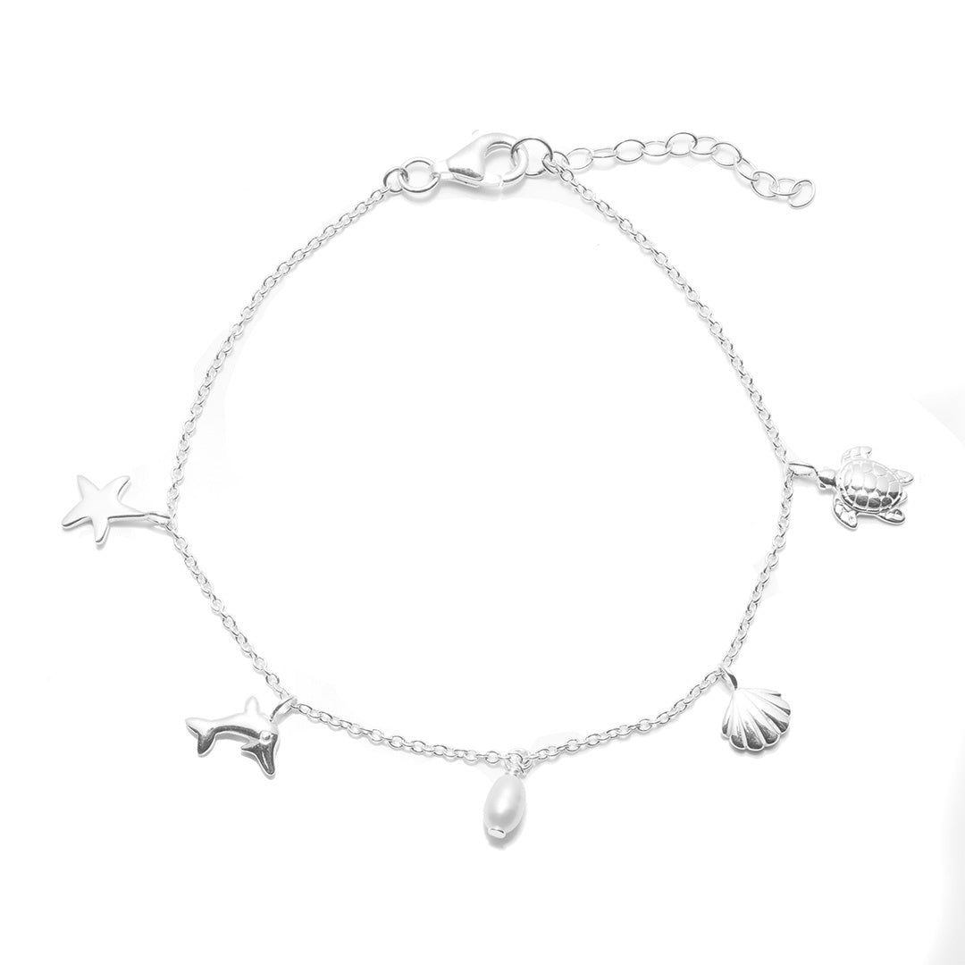 Coastal Charm Bracelet | Silver
