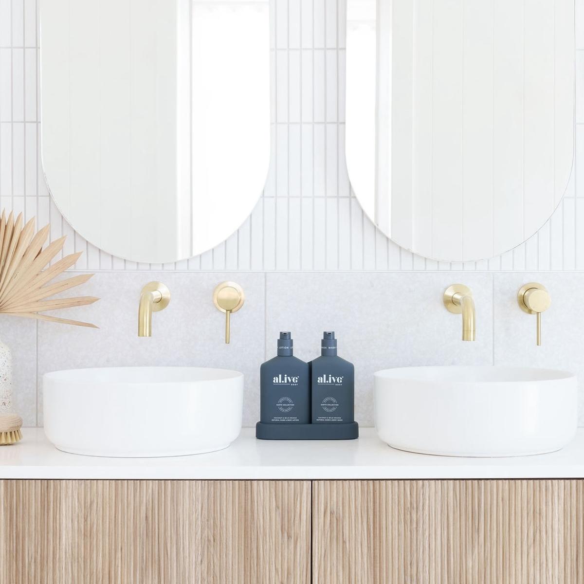 Coconut & Wild Orange Wash & Lotion Duo + Tray