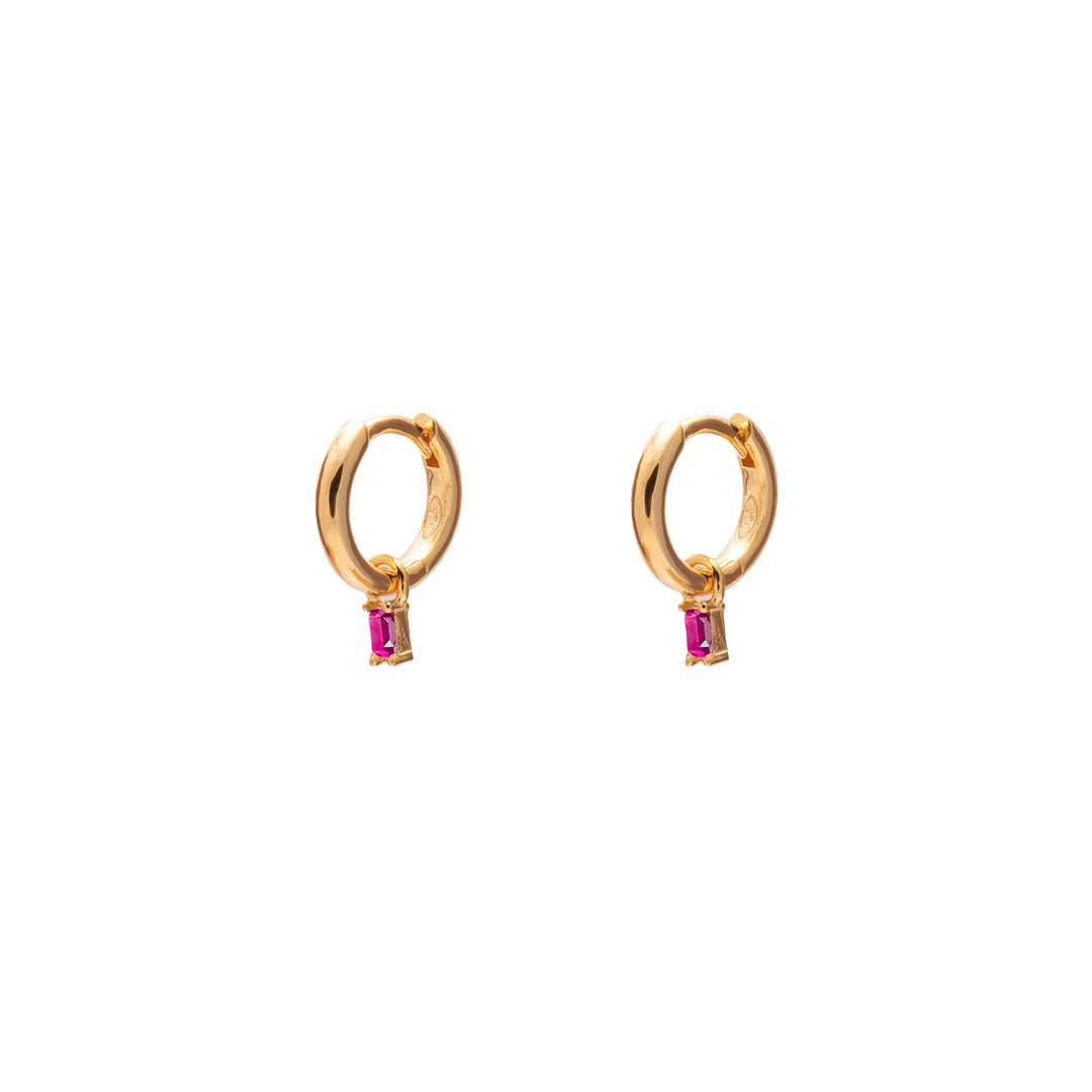 Crystal Pink Huggies | Gold